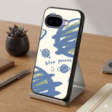 Doodle Blue Planet Protective Case Compatible with iPhone, Samsung & Google Pixel FW0278