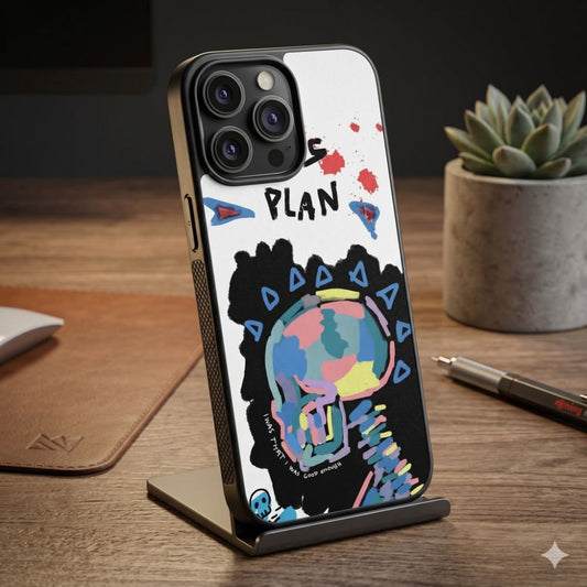 Abstract God'S Plan Art Protective Case Compatible with iPhone, Samsung & Google Pixel FW0280