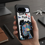 Abstract God'S Plan Art Protective Case Compatible with iPhone, Samsung & Google Pixel FW0280