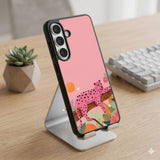 Pink Leopard Jungle Protective Case Compatible with iPhone, Samsung & Google Pixel FW0281