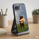 Cat Holding Fishbowl Protective Case Compatible with iPhone, Samsung & Google Pixel FW0283