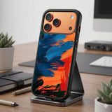 Vibrant Abstract Strokes Protective Case Compatible with iPhone, Samsung & Google Pixel FW0286