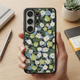 Elegant Floral Pattern Protective Case Compatible with iPhone, Samsung & Google Pixel FW0288