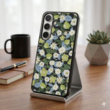 Elegant Floral Pattern Protective Case Compatible with iPhone, Samsung & Google Pixel FW0288