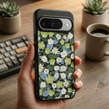 Elegant Floral Pattern Protective Case Compatible with iPhone, Samsung & Google Pixel FW0288