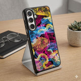Neon Wildlife Overlay Protective Case Compatible with iPhone, Samsung & Google Pixel FW0289