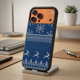 Winter Knit Pattern Protective Case Compatible with iPhone, Samsung & Google Pixel FW0290