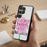 Pink Truth Flower Protective Case Compatible with iPhone, Samsung & Google Pixel FW0296