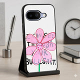 Pink Truth Flower Protective Case Compatible with iPhone, Samsung & Google Pixel FW0296