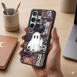 Spooky Ghost Library Protective Case Compatible with iPhone, Samsung & Google Pixel FW0297