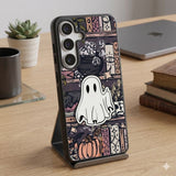Spooky Ghost Library Protective Case Compatible with iPhone, Samsung & Google Pixel FW0297