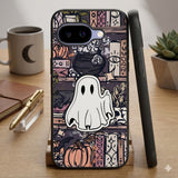 Spooky Ghost Library Protective Case Compatible with iPhone, Samsung & Google Pixel FW0297