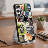 Cat Collage Mania Protective Case Compatible with iPhone, Samsung & Google Pixel FW0299