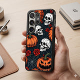 Spooky Halloween Web Protective Case Compatible with iPhone, Samsung & Google Pixel FW0303