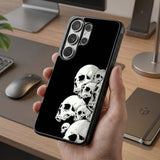 Pile Of Skulls Protective Case Compatible with iPhone, Samsung & Google Pixel FW0308