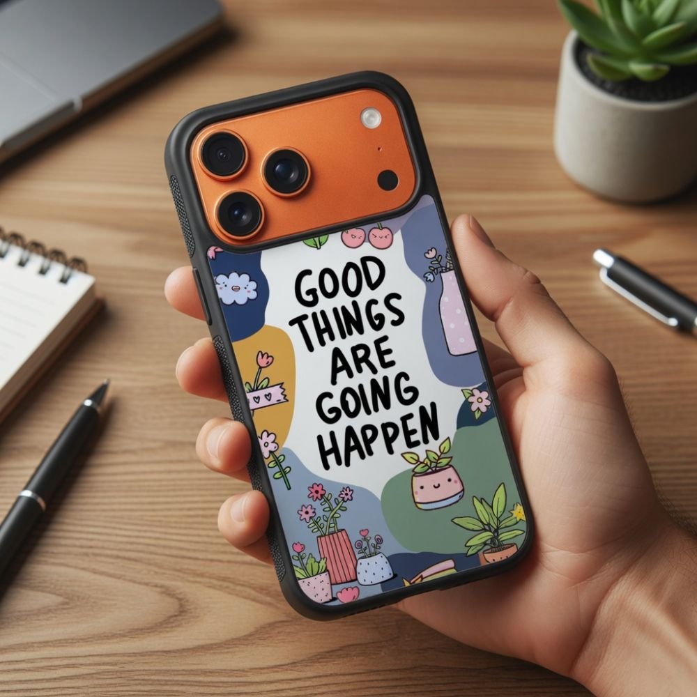 Bloomy Hope Notes Protective Case Compatible with iPhone, Samsung & Google Pixel FW0316