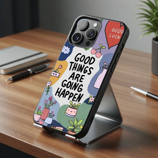 Bloomy Hope Notes Protective Case Compatible with iPhone, Samsung & Google Pixel FW0316