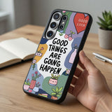 Bloomy Hope Notes Protective Case Compatible with iPhone, Samsung & Google Pixel FW0316