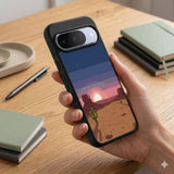 Pixel Desert Sun Protective Case Compatible with iPhone, Samsung & Google Pixel FW0322