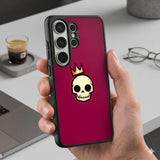 Crowned Skull Art Protective Case Compatible with iPhone, Samsung & Google Pixel FW0323