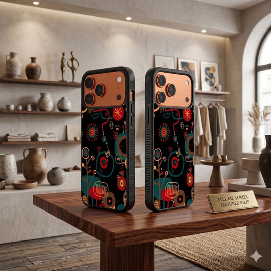 Colorful Geometric Shapes Protective Case Compatible with iPhone, Samsung & Google Pixel FX0208