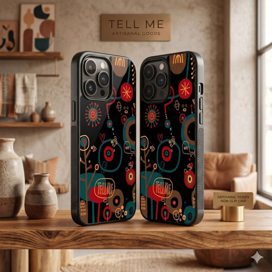 Colorful Geometric Shapes Protective Case Compatible with iPhone, Samsung & Google Pixel FX0208