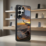 Sunset Flight Above The Clouds Protective Case Compatible with iPhone, Samsung & Google Pixel FX0215