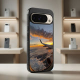 Sunset Flight Above The Clouds Protective Case Compatible with iPhone, Samsung & Google Pixel FX0215