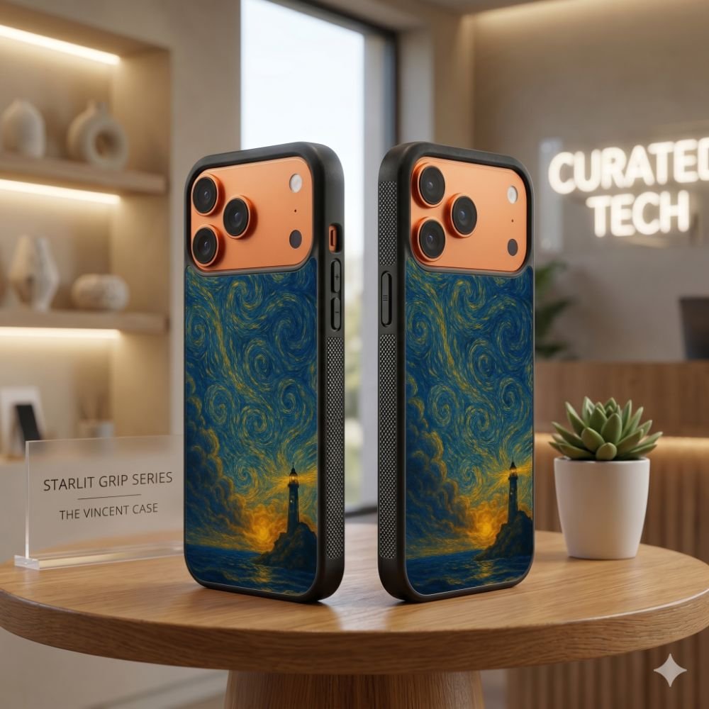 The Starry Night Protective Case Compatible with iPhone, Samsung & Google Pixel FX0217
