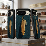 Leopard Pattern Protective Case Compatible with iPhone, Samsung & Google Pixel FX0218