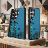 View Of The City Protective Case Compatible with iPhone, Samsung & Google Pixel FX0219