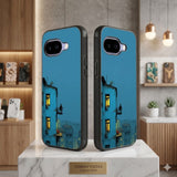 View Of The City Protective Case Compatible with iPhone, Samsung & Google Pixel FX0219