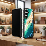 Serene Tropical Coastline Protective Case Compatible with iPhone, Samsung & Google Pixel FX0221