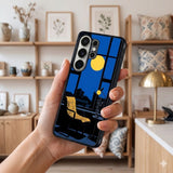 Night Interior With Chair And Moon Protective Case Compatible with iPhone, Samsung & Google Pixel FX0225