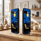 Night Interior With Chair And Moon Protective Case Compatible with iPhone, Samsung & Google Pixel FX0225