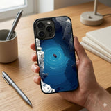 View Of A Small Boat Floating Protective Case Compatible with iPhone, Samsung & Google Pixel FX0226