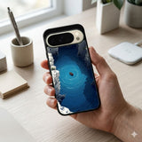 View Of A Small Boat Floating Protective Case Compatible with iPhone, Samsung & Google Pixel FX0226