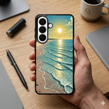 Sunset Beach Vibes Protective Case Compatible with iPhone, Samsung & Google Pixel FX0227