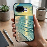 Sunset Beach Vibes Protective Case Compatible with iPhone, Samsung & Google Pixel FX0227