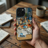 Chill Lofi Or Aesthetic Art Protective Case Compatible with iPhone, Samsung & Google Pixel FX0228