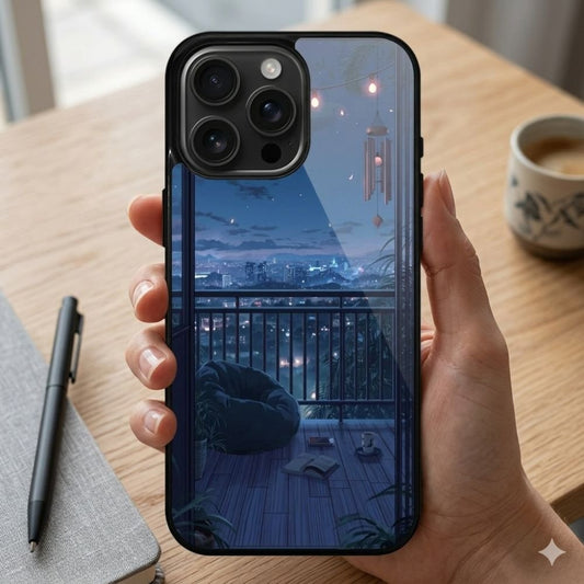 Twinkling Cityscape Protective Case Compatible with iPhone, Samsung & Google Pixel FX0229