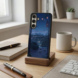 Twinkling Cityscape Protective Case Compatible with iPhone, Samsung & Google Pixel FX0229