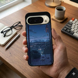 Twinkling Cityscape Protective Case Compatible with iPhone, Samsung & Google Pixel FX0229