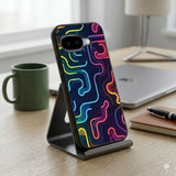 Abstract Neon Lines And Shapes Protective Case Compatible with iPhone, Samsung & Google Pixel FX0230