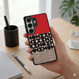 Geometric Wall Art Print Protective Case Compatible with iPhone, Samsung & Google Pixel FX0231