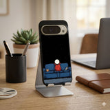 Red Hoodie Sitting Alone Protective Case Compatible with iPhone, Samsung & Google Pixel FX0233