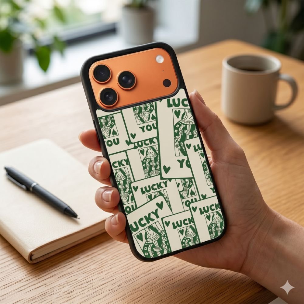 Lucky You King Of Hearts Protective Case Compatible with iPhone, Samsung & Google Pixel FX0235