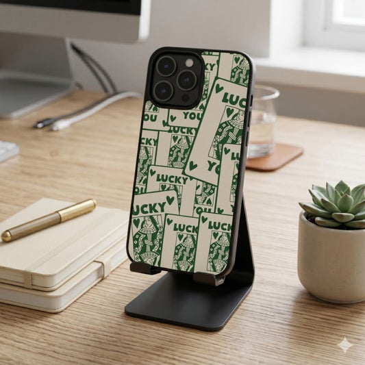Lucky You King Of Hearts Protective Case Compatible with iPhone, Samsung & Google Pixel FX0235