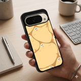 Cartoon Yellow Chicks Protective Case Compatible with iPhone, Samsung & Google Pixel FX0243