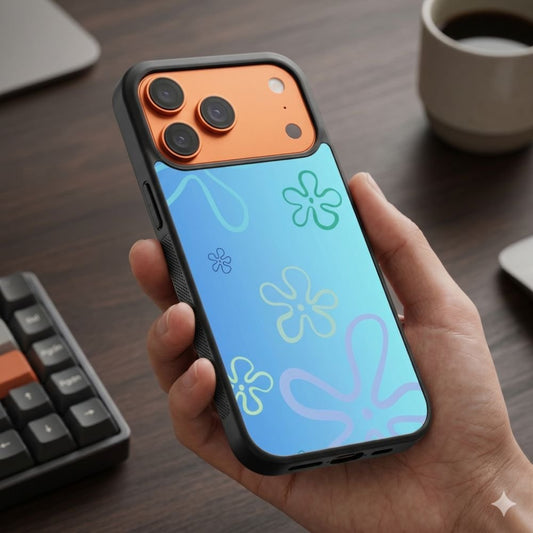 Flower Sky Aesthetic Protective Case Compatible with iPhone, Samsung & Google Pixel FX0246